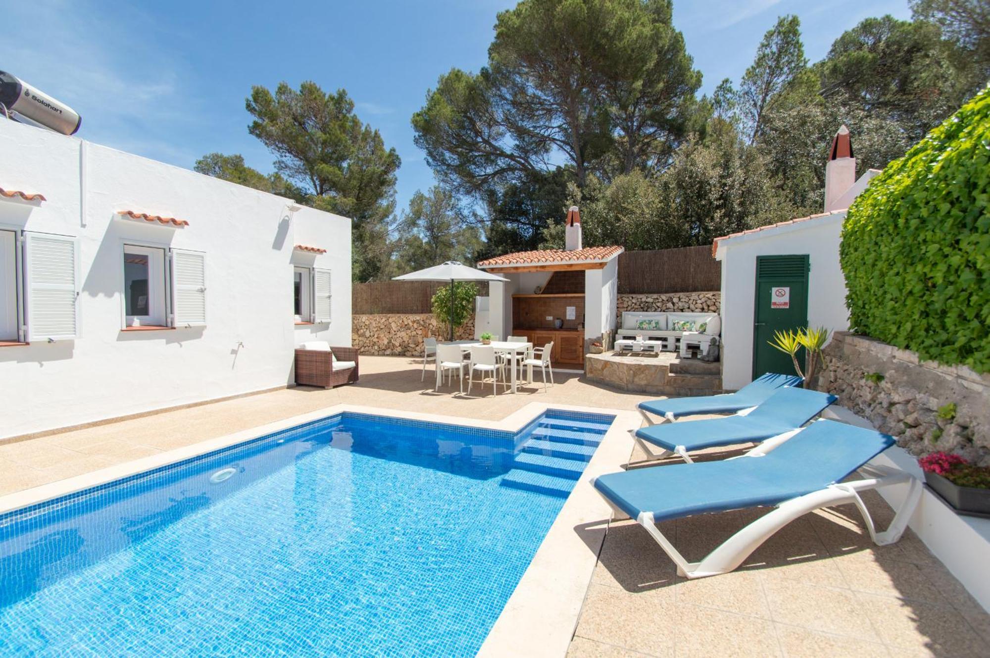 Villa Albe By Sonne Villas Cala Galdana  Bagian luar foto