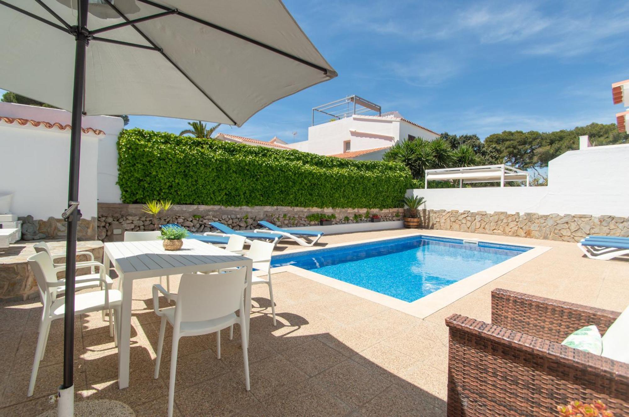 Villa Albe By Sonne Villas Cala Galdana  Bagian luar foto