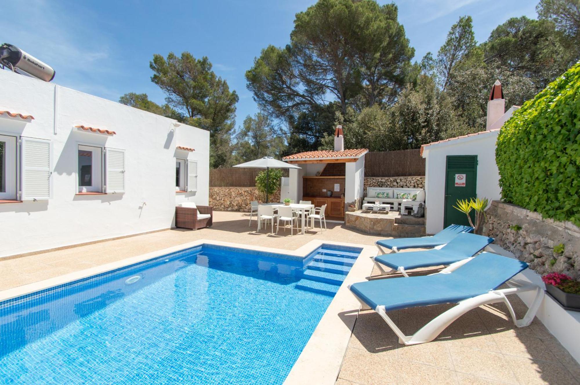 Villa Albe By Sonne Villas Cala Galdana  Bagian luar foto