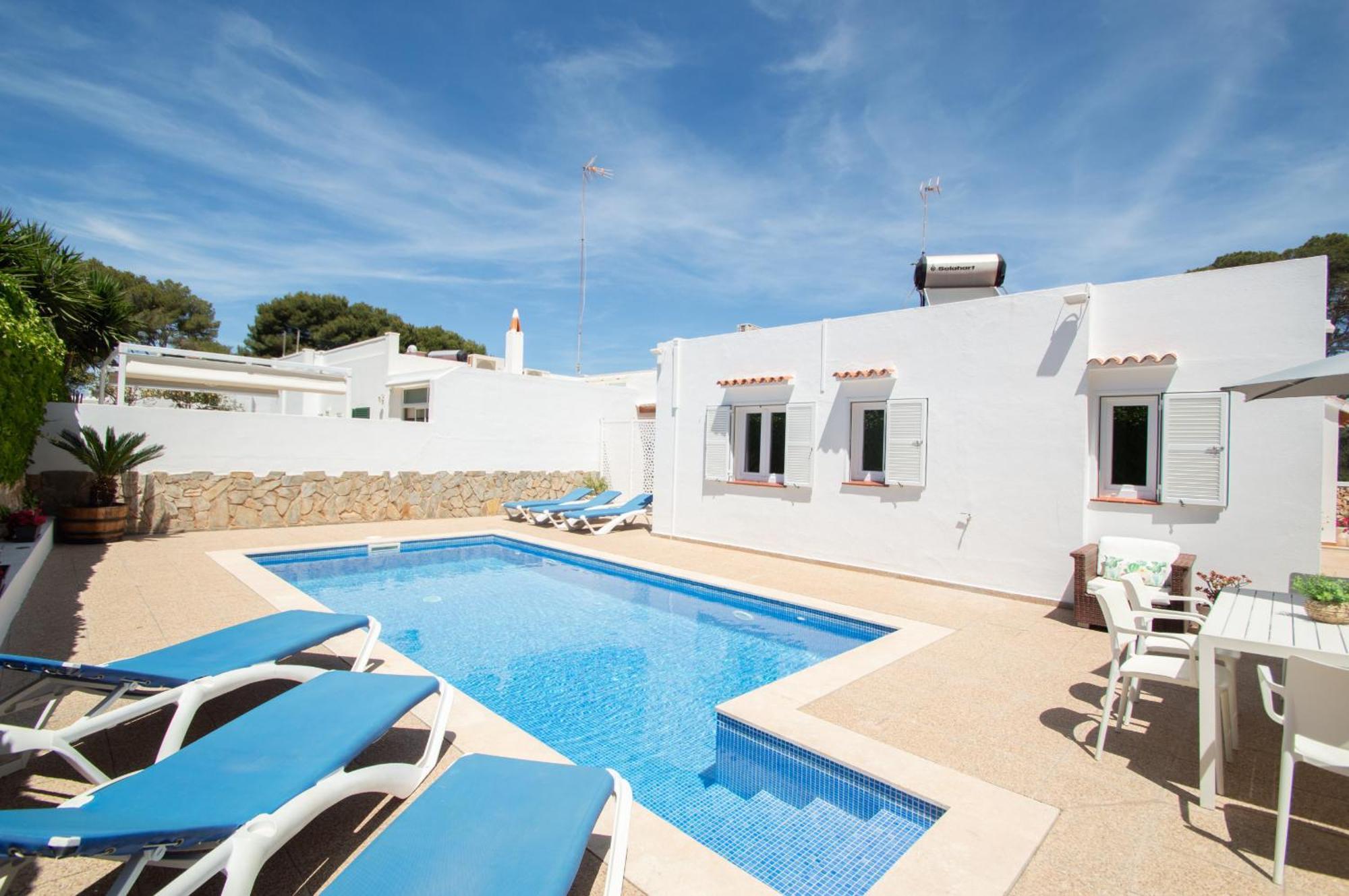 Villa Albe By Sonne Villas Cala Galdana  Bagian luar foto