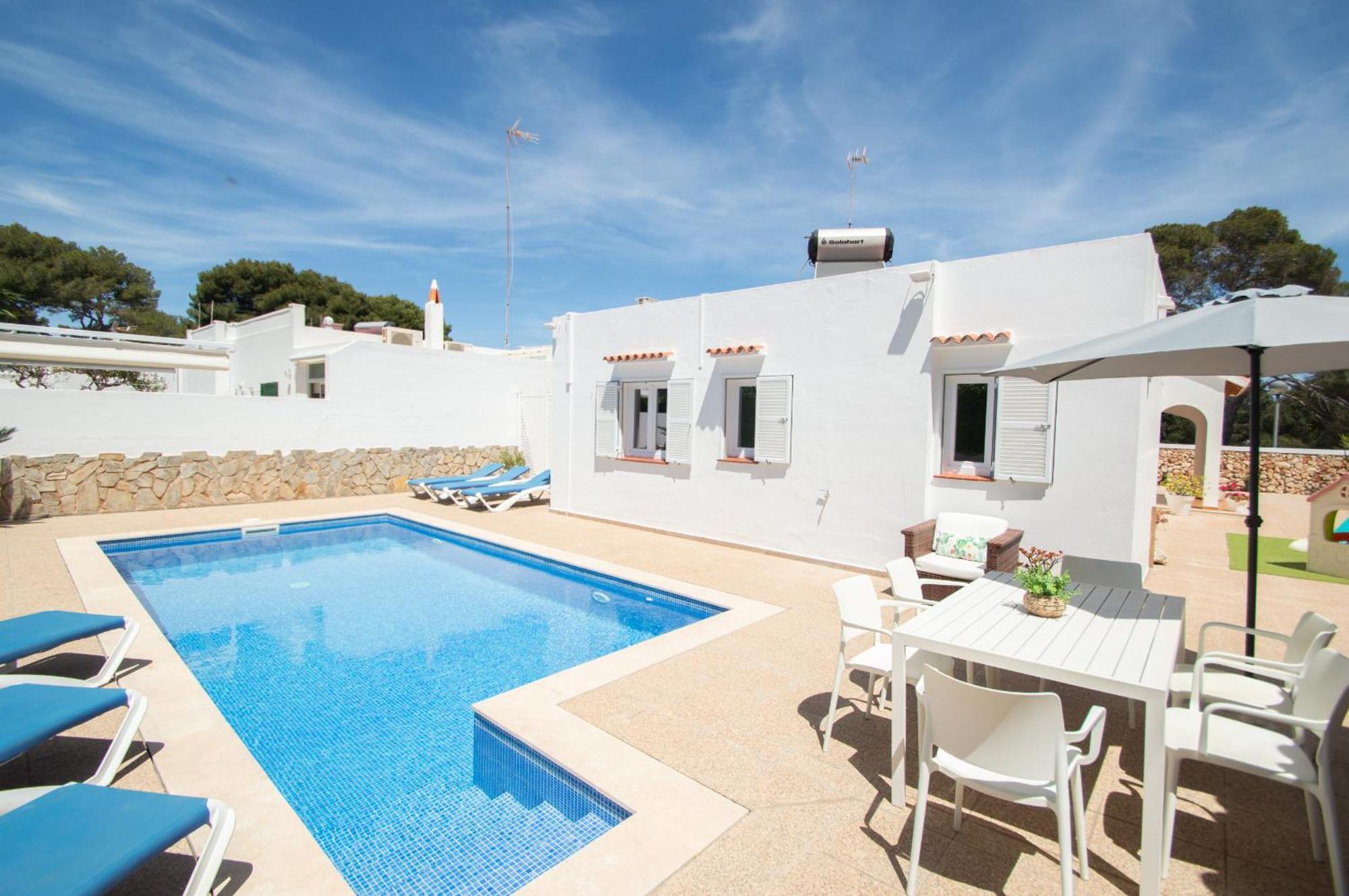 Villa Albe By Sonne Villas Cala Galdana  Bagian luar foto