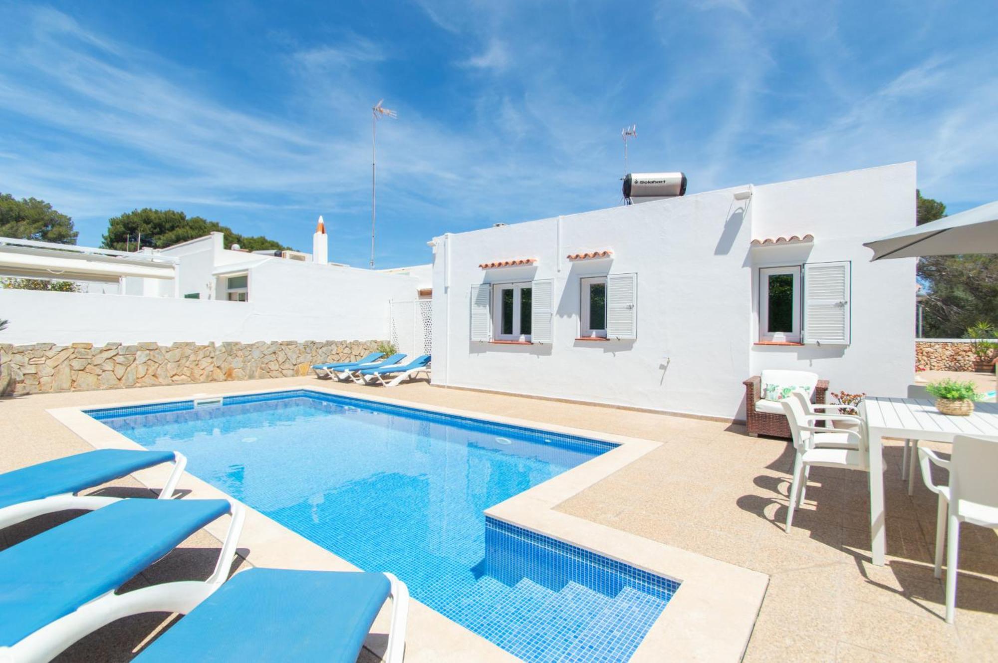 Villa Albe By Sonne Villas Cala Galdana  Bagian luar foto