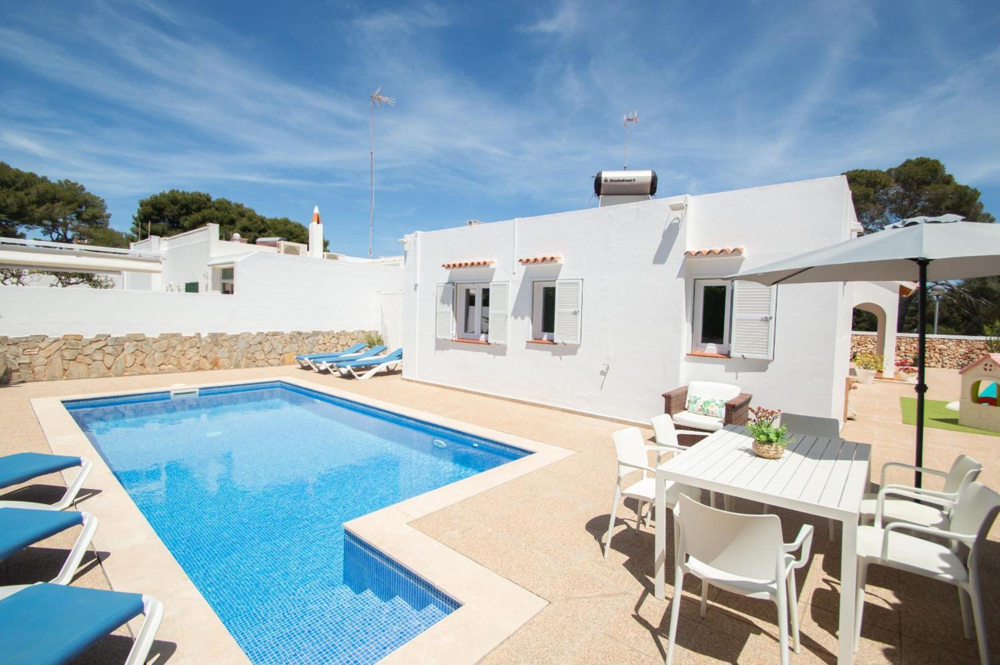 Villa Albe By Sonne Villas Cala Galdana  Bagian luar foto