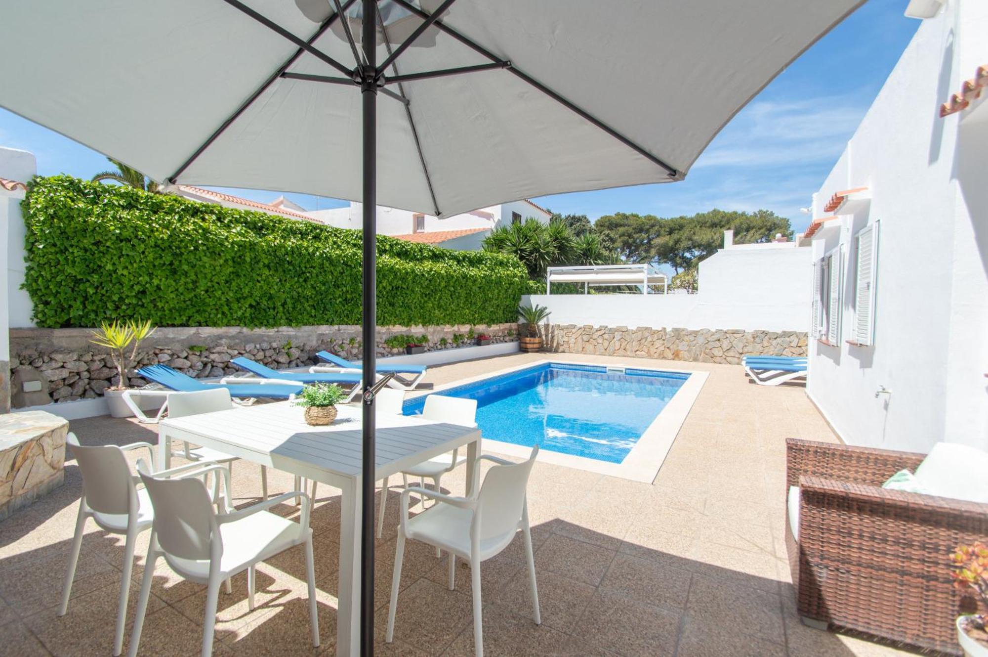 Villa Albe By Sonne Villas Cala Galdana  Bagian luar foto